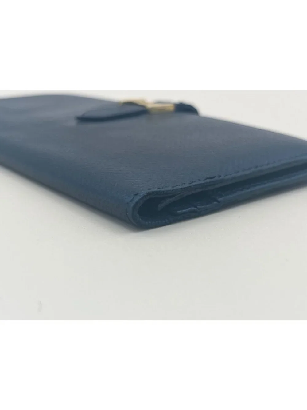 Hermes Bearn Wallet Black Epsom Leather Gold H Clasp Made in France